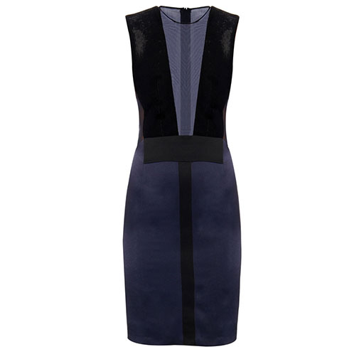 Velvet and Satin Dress